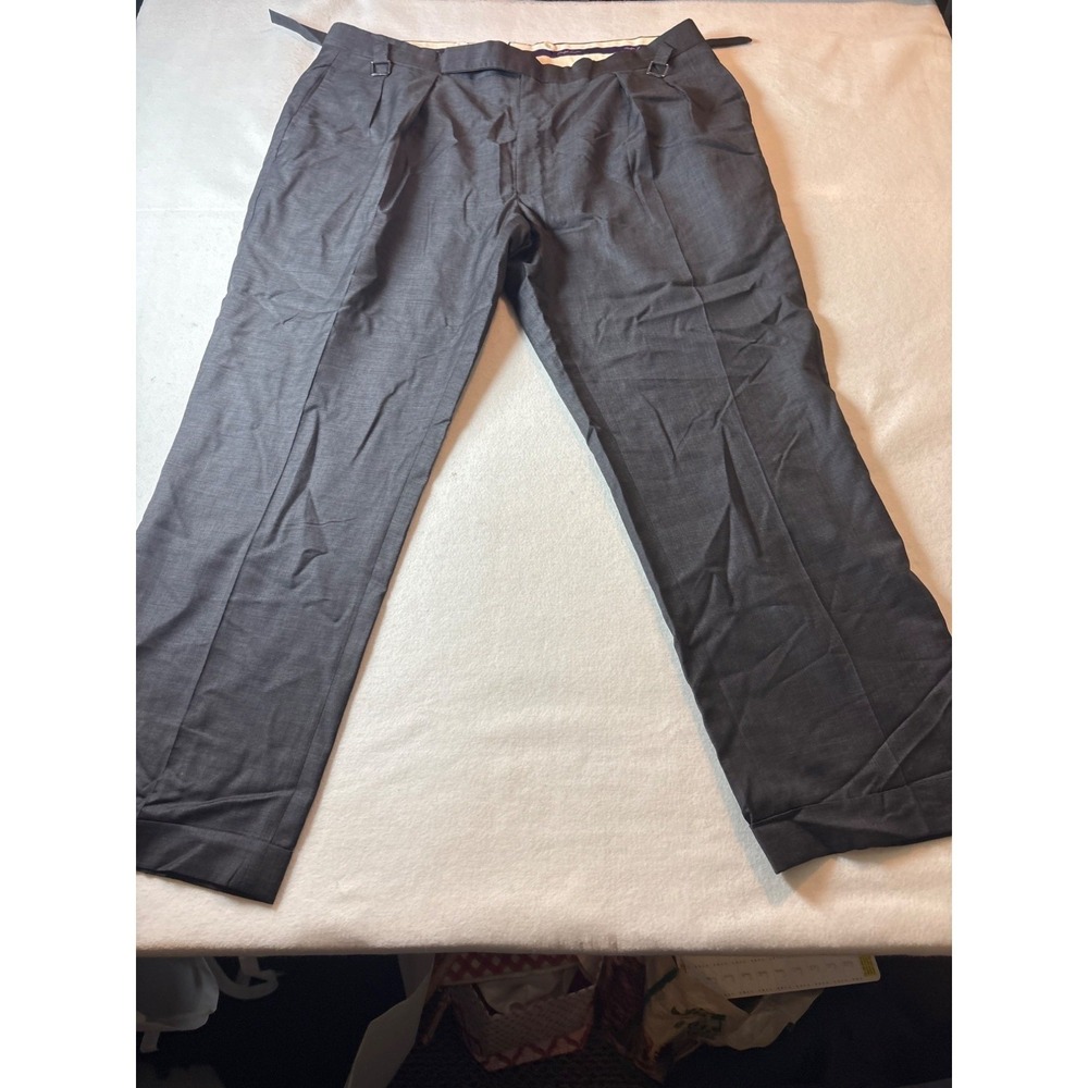 Ralph Lauren purple label Mens Gray Dress Pants Trousers size 40X29.5